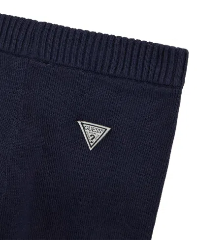 Guess Baby Boys 2-piece Long Sleeve Crew Neck Sweater And Pant Set In Multi