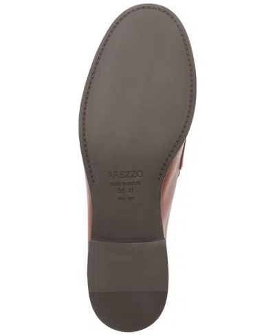 Arezzo Women's Claudia Slip On Loafers In Brown