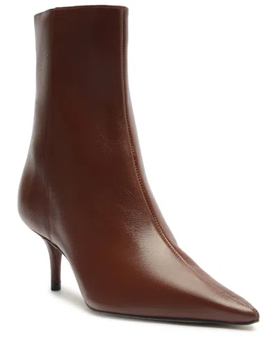 Arezzo Women's Sasha Low Stiletto Booties In Brown