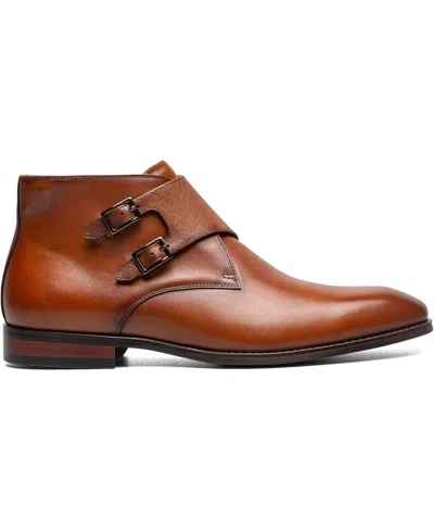 Stacy Adams Men's Kaius Double Monk Strap Boots In Brown