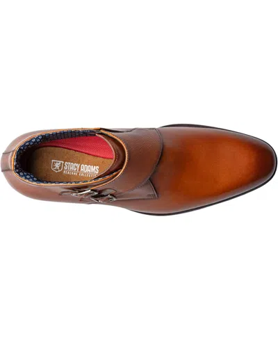 Stacy Adams Men's Kaius Double Monk Strap Boots In Brown