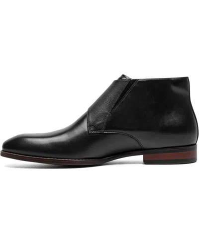 Stacy Adams Kaius Double Monk Strap Boots In Black