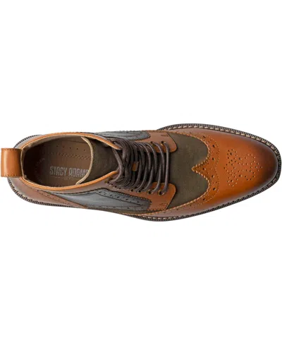 Stacy Adams Men's Finnegan Wingtip Lace Boots In Brown