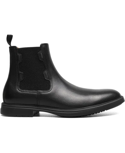 Stacy Adams Townsend Plain Toe Chelsea Boots In Black