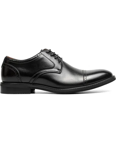 Stacy Adams Men's Bailey Almond Toe Oxford Shoes In Black