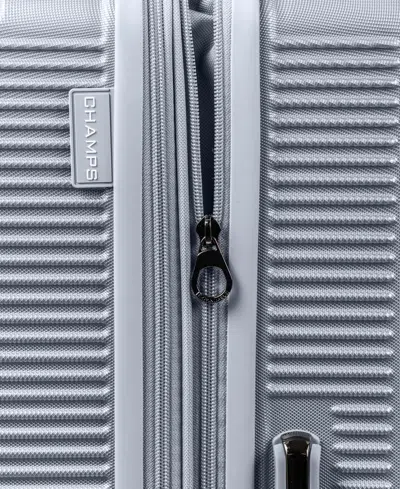 Champs Legacy Collection 3-pc. Hardside Luggage Set In Silver