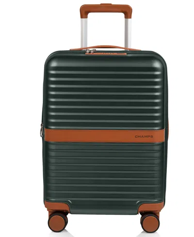 Champs Vintage Ii Collection 20" Carry-on Luggage In Green
