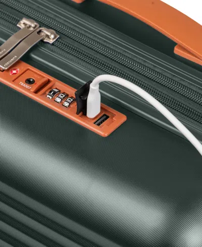 Champs Vintage Ii Collection 20" Carry-on Luggage In Green