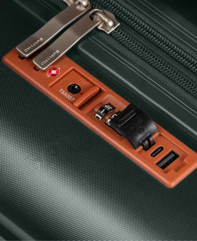 Champs Vintage Ii Collection 20" Carry-on Luggage In Green