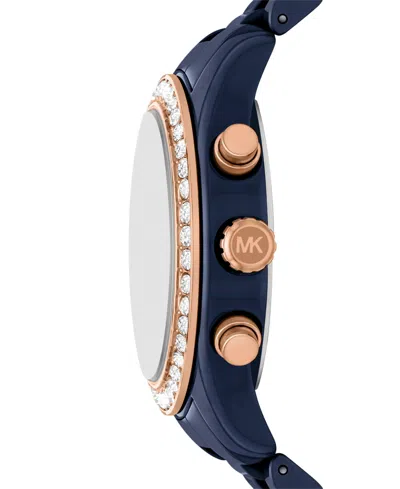 Michael Kors Lexington Lux Chronograph, 38mm In Blue