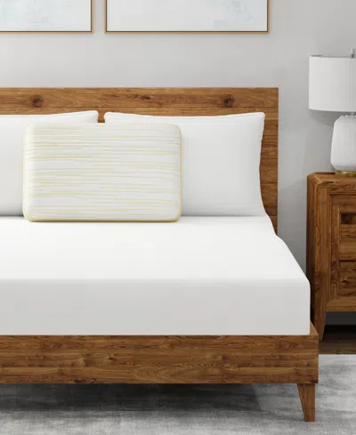 Prosleep Beautifully Cool Supreme Cooling Comfort Gusseted Memory Foam Pillow, Standard In White