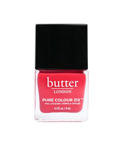 Butter London Pure Color 21x Nail Lacquer, 0.3 Oz. In Red