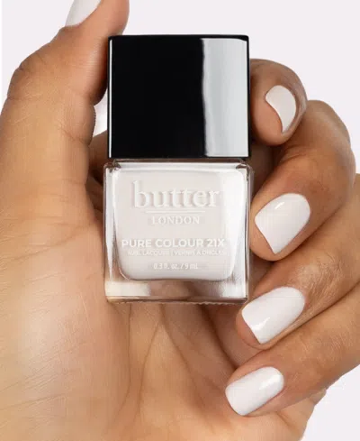 Butter London Pure Color 21x Nail Lacquer, 0.3 Oz. In White
