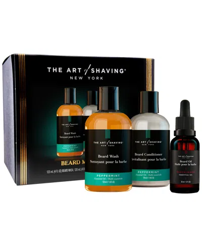 Art Of Shaving Men's 3-pc. Beard Grooming Set, 4 oz In Transparent