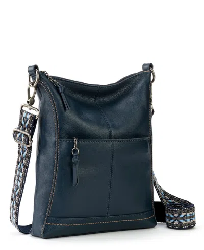 The Sak Women's Lucia Leather Crossbody Bag In Blue