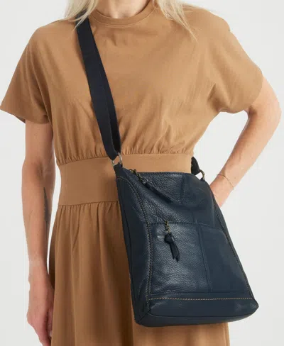 The Sak Women's Lucia Leather Crossbody Bag In Blue