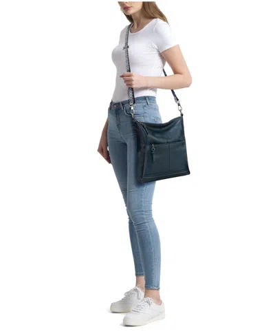 The Sak Women's Lucia Leather Crossbody Bag In Blue