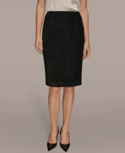 Donna Karan Women's Novelty Mini Skirt In Black