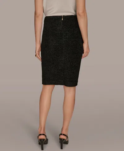 Donna Karan Women's Novelty Mini Skirt In Black