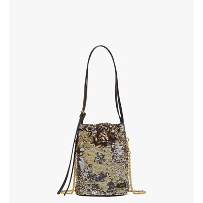 Mcm Himmel Sequin Drawstring Bag In Multi