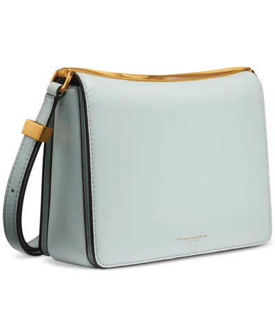 Donna Karan Jericho Flap Shoulder With Sculpted Hardware In Blue