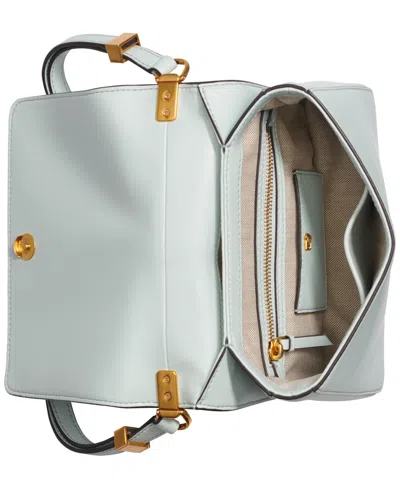 Donna Karan Jericho Flap Shoulder With Sculpted Hardware In Blue