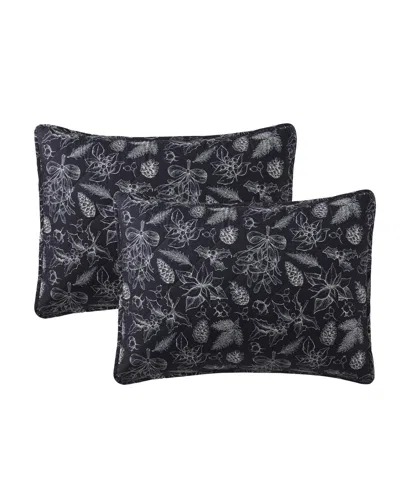 Seventh Studio Merry Sketched 3-pc. Quilt Set, King In Blue