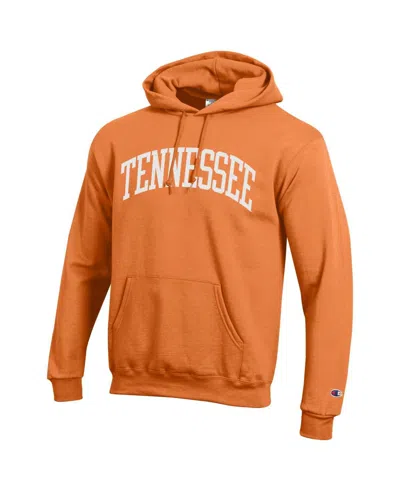 Champion Men's Tennessee Orange Tennessee Volunteers Basic Arch Fleece Pullover Hoodie In Orange