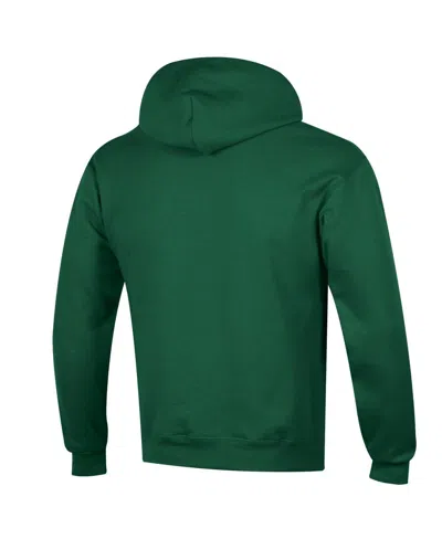 Champion Men's Green Michigan State Spartans Basic Arch Fleece Pullover Hoodie In Green