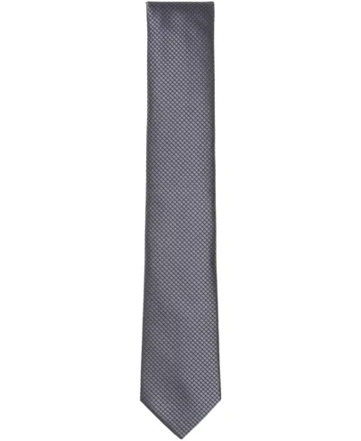 Alfani Men's Luster Mini Slim Tie, Macy's Exclusive In Black