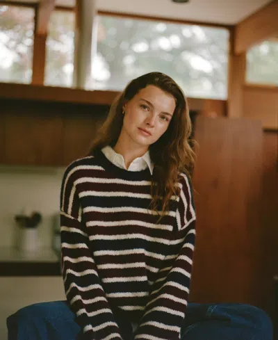 French Connection Women's Chunky Crewneck Sweater In Multi