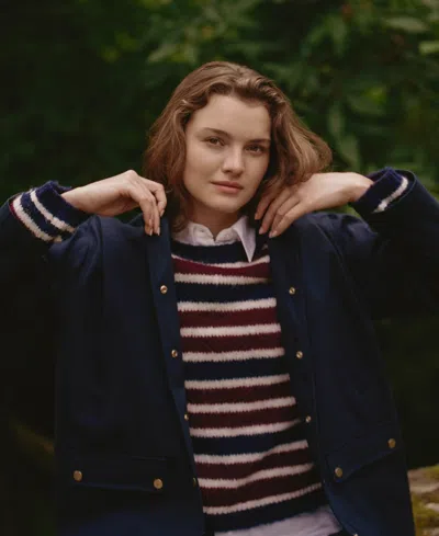 French Connection Women's Chunky Crewneck Sweater In Multi