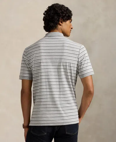 Polo Ralph Lauren Men's Classic-fit Striped Soft Cotton Polo In White