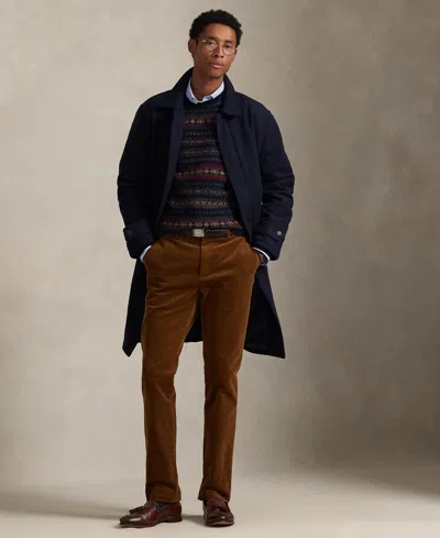 Polo Ralph Lauren The Langdon Walking Coat In Blue