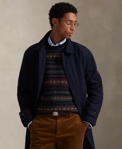 Polo Ralph Lauren The Langdon Walking Coat In Blue