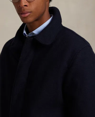 Polo Ralph Lauren The Langdon Walking Coat In Blue