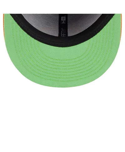 New Era Big Boys And Girls Purple/orange San Francisco 49ers Nickelodeon Slime 9fifty Snapback Hat In Purple