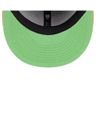 New Era Big Boys And Girls Purple/orange Chicago Bears Nickelodeon Slime 9fifty Snapback Hat In Purple