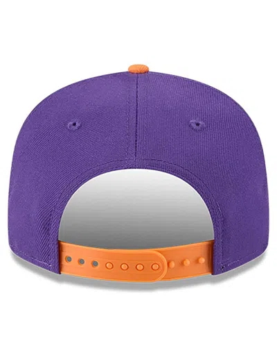 New Era Big Boys And Girls Purple/orange Chicago Bears Nickelodeon Slime 9fifty Snapback Hat In Purple