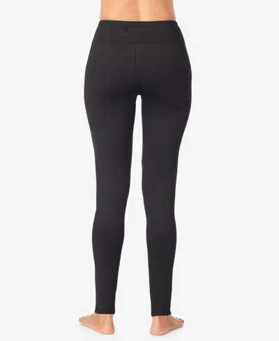Cuddl Duds Softwear With Stretch High-waisted Maternity Layering Leggings In Black