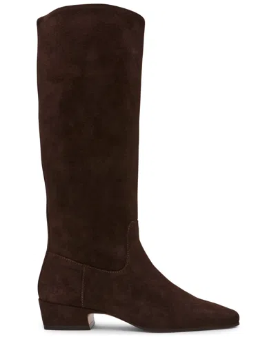 Steve Madden Women's Dantelle Square-toe Knee High Boots In Brown