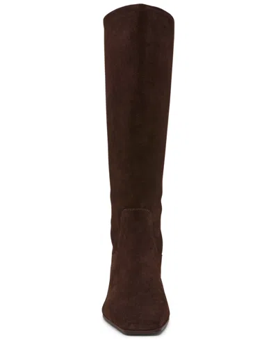 Steve Madden Women's Dantelle Square-toe Knee High Boots In Brown