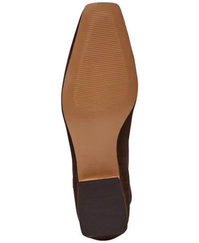 Steve Madden Women's Dantelle Square-toe Knee High Boots In Brown