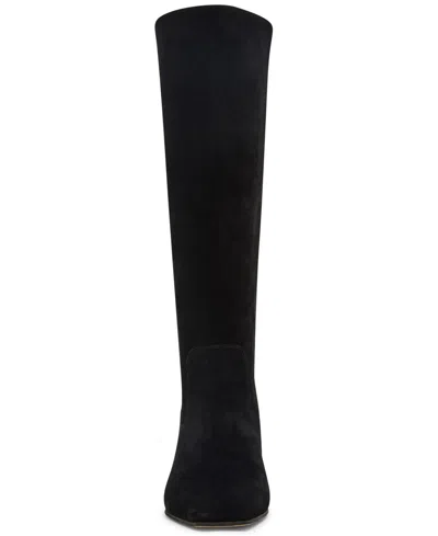 Steve Madden Women's Dantelle Square-toe Knee High Boots In Black