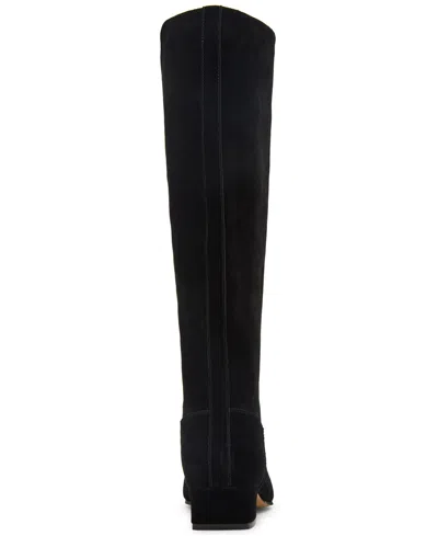 Steve Madden Women's Dantelle Square-toe Knee High Boots In Black