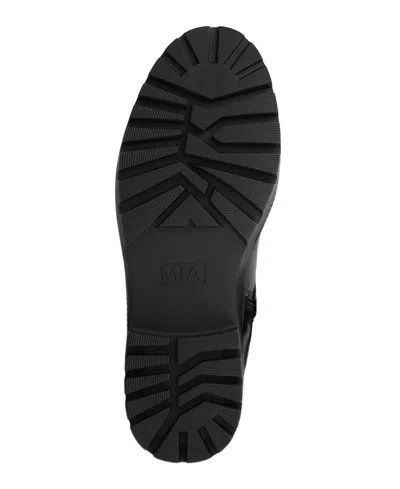 Mia Women's Elis Wedge Heel Buckled Ankle Booties In Black