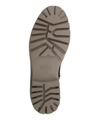 Mia Women's Elis Wedge Heel Buckled Ankle Booties In Multi