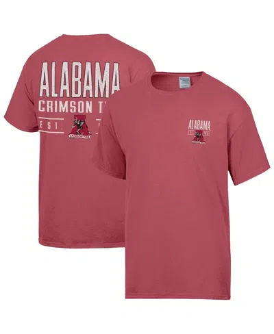 Comfortwash Men's Crimson Alabama Crimson Tide Big Name T-shirt In Red