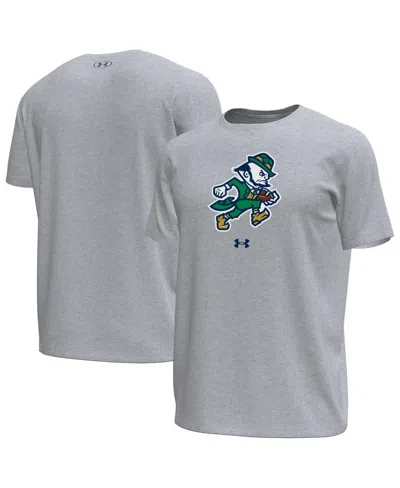 Under Armour Men's Gray Notre Dame Fighting Irish Tech Stretch T-shirt In Gray