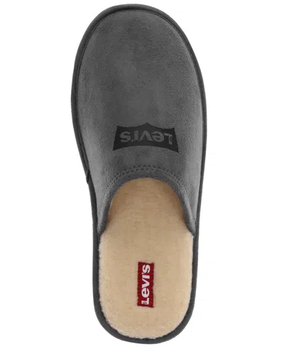 Levi's Men's Milton 2 Slip-on Round Toe Slippers In Gray